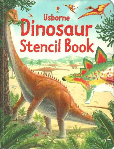Dinosaur Stencil Book