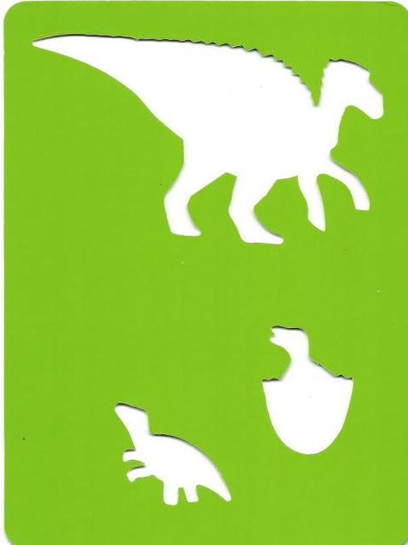 Dinosaur Stencil Book