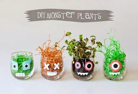 DIY: MACETAS MONSTRUOSAS PARA HALLOWEEN