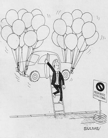 Estacionamiento en globo