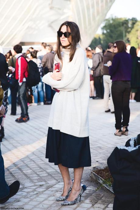 Paris_Fashion_Week_Spring_Summer_15-PFW-Street_Style-Midi_Skirt-Oversize_Jumper-