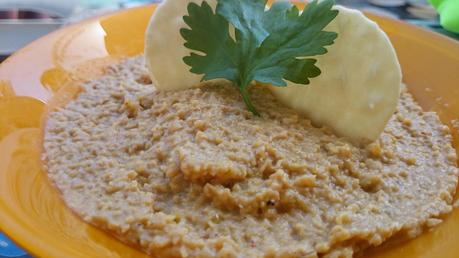 Paté vegetal de calabacín y cacahuetes