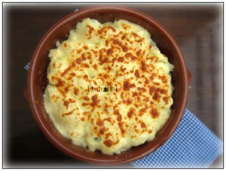 COLIFLOR GRATINADA CON QUESO