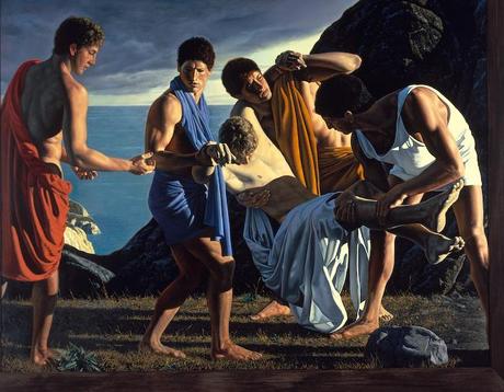 La obra de David Ligare (nacido en 1945), pintor realista...