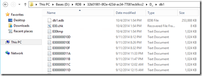 Restaurar una base de datos de Exchange con Windows Server Backup
