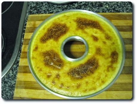 Flan de pera