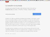 Solución error puede establecer conexion sitio… autentico”