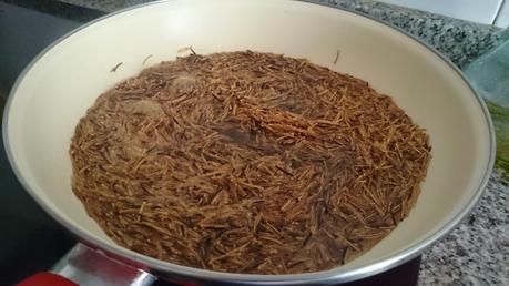 Fideuà de Mejillones (receta básica)