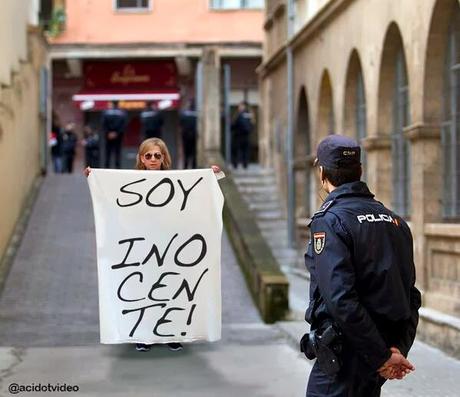 El paseíllo de la Infanta a los juzgados. Parte 1