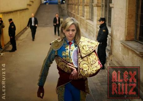 El paseíllo de la Infanta a los juzgados. Parte 1