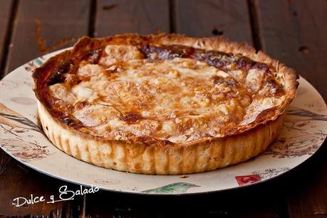 QUICHE DE CINCO QUESOS Y BACON