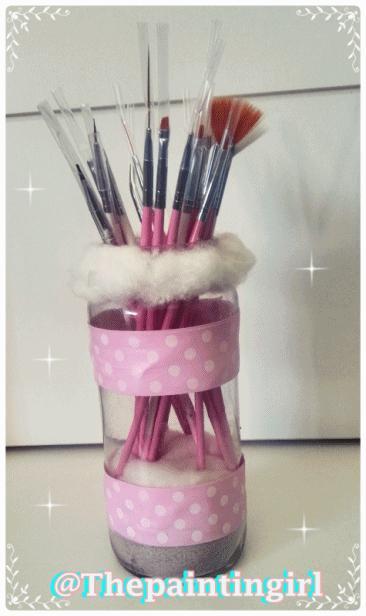 ♥ DIY ♥ Para guardar los pinceles