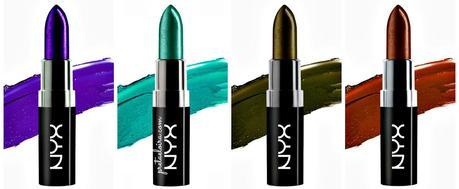 lo nuevo de NYX: WICKED LIPPIES para halloween