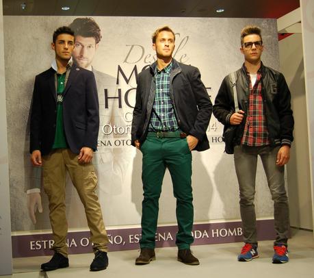 Primer desfile masculino en El Corte Inglés de Gijón