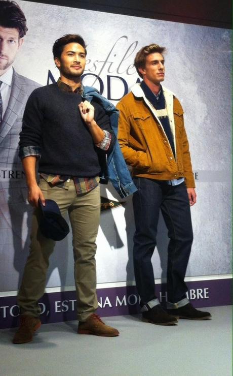 Primer desfile masculino en El Corte Inglés de Gijón Primer desfile masculino en El Corte Inglés de Gijón