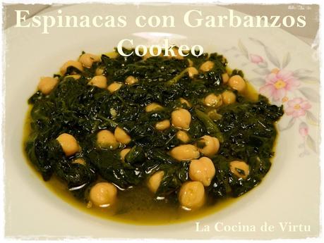 Espinacas con Garbanzo en Cookeo