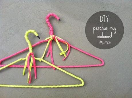 DIY: perchas muy molonas!