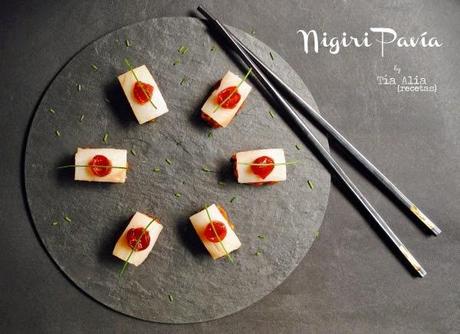 Nigiri Pavía [falso sushi]