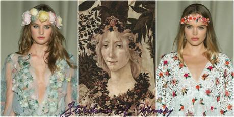 ART IN COUTURE. Marchesa & Flora by Botticelli