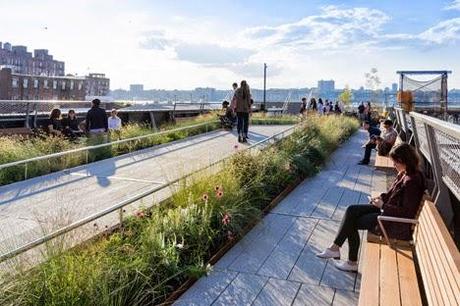 Inaugurado el último tramo del paseo elevado en Nueva York en las antiguas vías