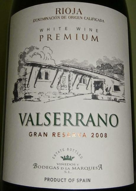 Blanco Gran Reserva 2008, Bodegas Valserrano