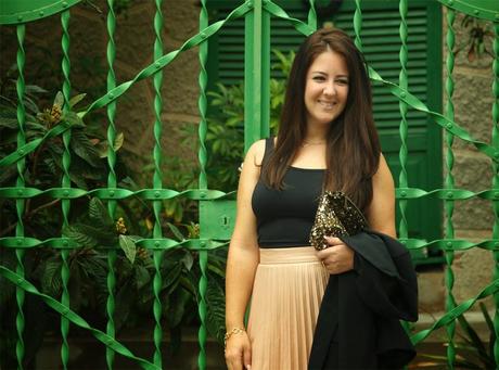 Midi Skirt with black