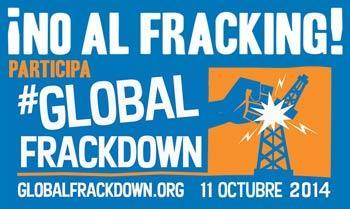 Global frackdown No al fracking