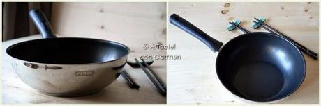 Wok de Ternera y Berenjena con Arroz Jazmín