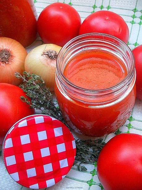 Salsa de tomate casera