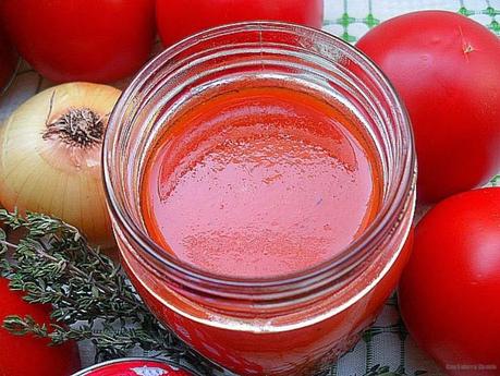 Salsa de tomate casera