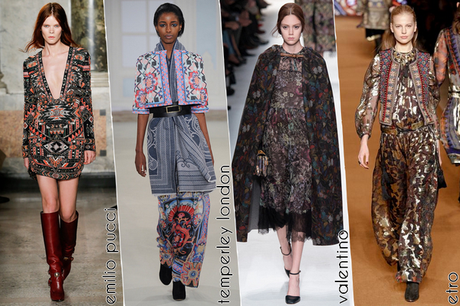 Tendencias de la temporada Otoño-Invierno 2014-15. Estilo folk