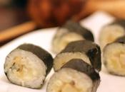 Sushi boletus queso Camembert