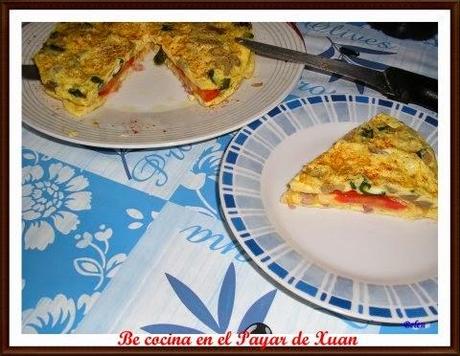 Pastel campero de tortillas