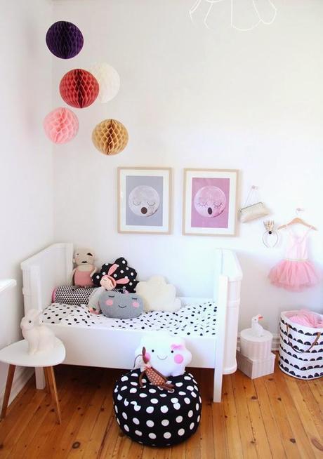 Deco peques: UN DORMITORIO DE NIÑA DE ESTILO NÓRDICO