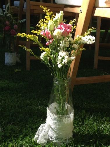 colores-de-boda-ceremonia-botella-estatice-andrea-dani Bodas CdB 2014. La boda rustic-chic de Andrea y Daniel