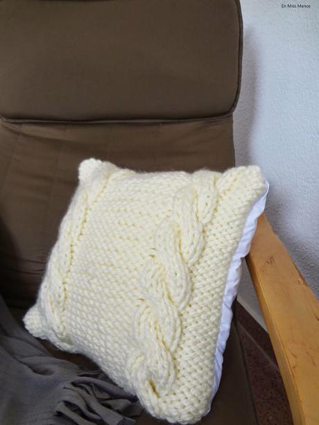 Cojines de lana + DIY con patrón