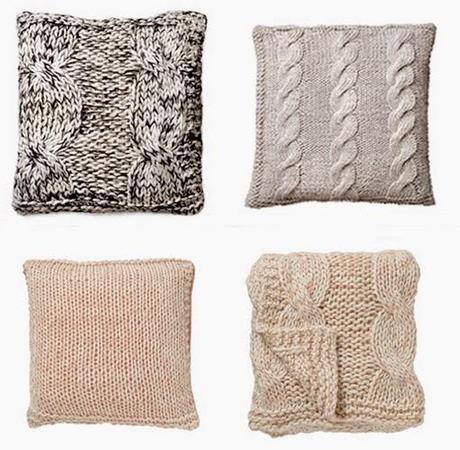 Cojines de lana + DIY con patrón