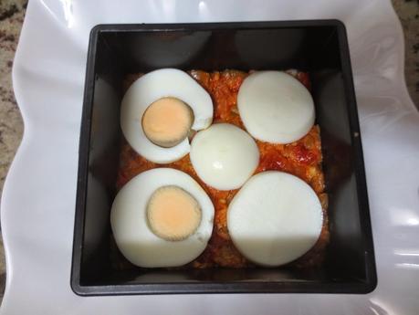 Lasaña de pisto, atún y huevo (Sin horno)