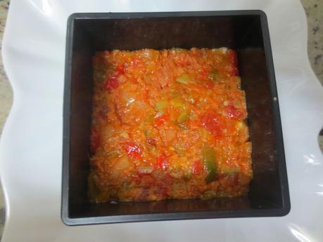 Lasaña de pisto, atún y huevo (Sin horno)