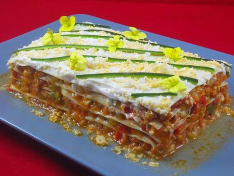 Lasaña de pisto, atún y huevo (Sin horno) Ana Sevilla olla GM