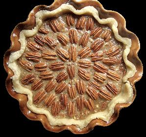 pay de nuez en su molde