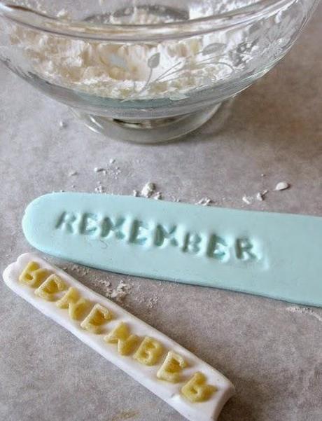 Abecedario diy - sello handmade con la sopa de letras 