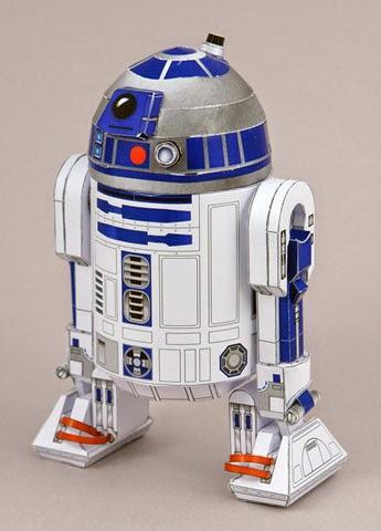 Descargable imprimible de R2-D2 para maqueta 3D