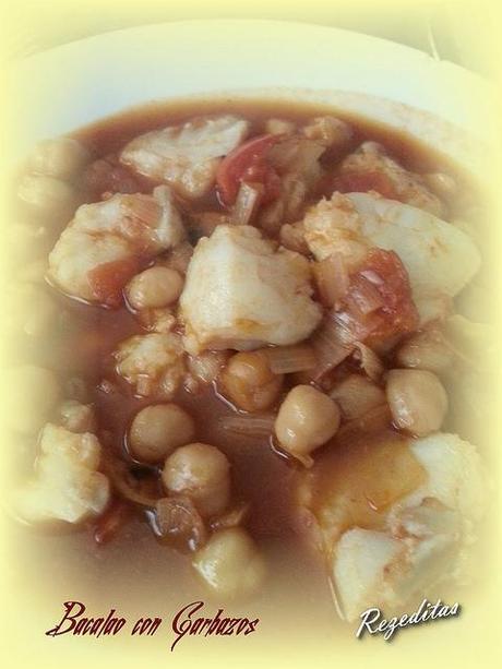 POTAJE DE GARBANZOS Y BACALAO