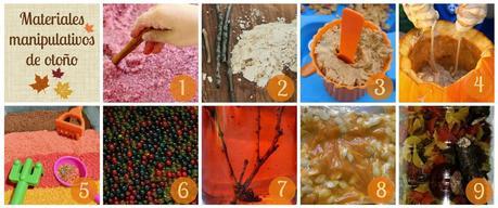 Recursos: +45 Propuestas manipulativas y sensoriales para otoño