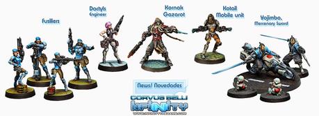 Noticias de Infinity y Warzone:Pre-pedidos,miniaturas y set de inicio rápido gratuitos