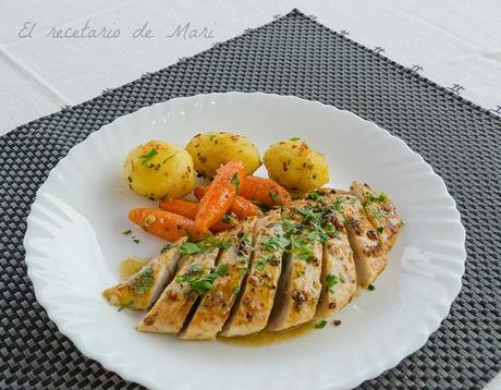 pavo a la naranja en horno (2)