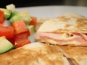 Quesadillas jamón, pavo queso
