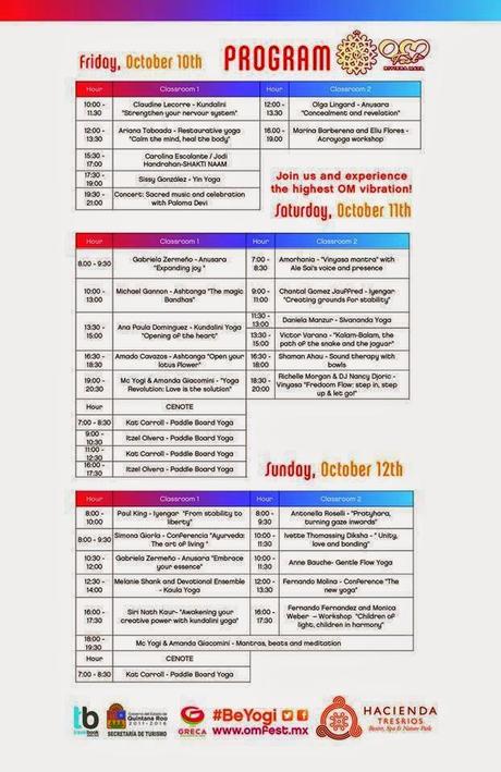 Om Fest en la Riviera Maya, del 10 al 12 de octubre. Hacienda Tres Rios