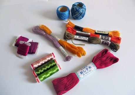 Hilos para bordar a mano I / Handmade embroidery threads I